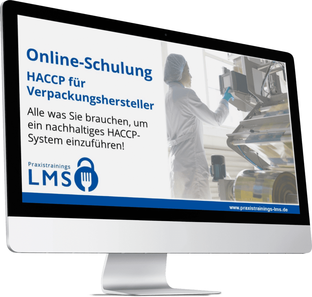 Schulung HACCP für Verpackungshersteller-Praxistrainings-LMS-3D