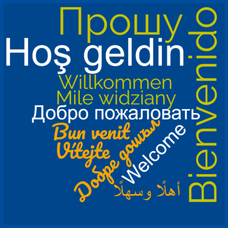 Зображення Ласкаво просимо різними мовами