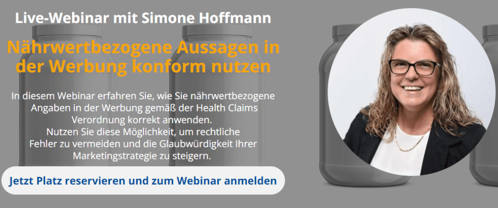 Webinar nährwertbezogene Aussagen in der Werbung_Simone Hoffmann