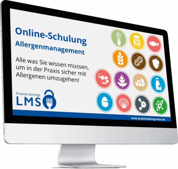 Online-Schulung Allergenmanagement– Schulung zu betrieblichem Allergenmanagement.