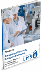 Cover der kostenlosen „Checkliste Anlagenqualifizierung/ -validierung“ von Praxistrainings-LMS