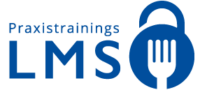 شعار Praxistrainings_LMS باللون الأزرق