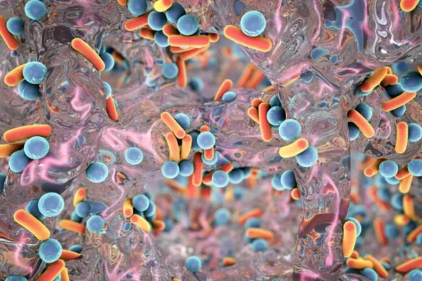 Schulung-Lebensmittelmikrobiologie_Biofilm mit Mikroorganismen