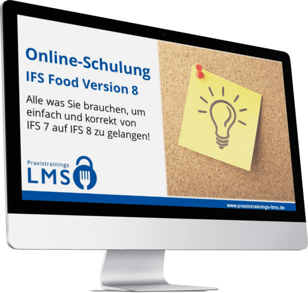 Online Schulung IFS Food Version 8-Praxistrainings-LMS
