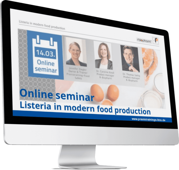 Online-Seminar Listeria in modern food production