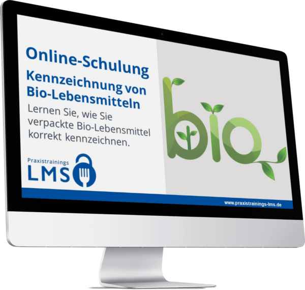 Praxistrainings-LMS_Schulung Kennzeichnung Bio Lebensmittel