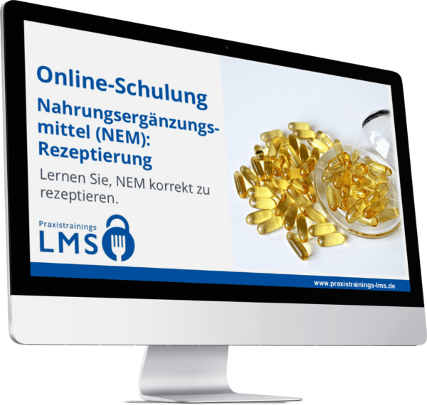 Online Schulung Nahrungsergänzungsmittel Rezeptierung