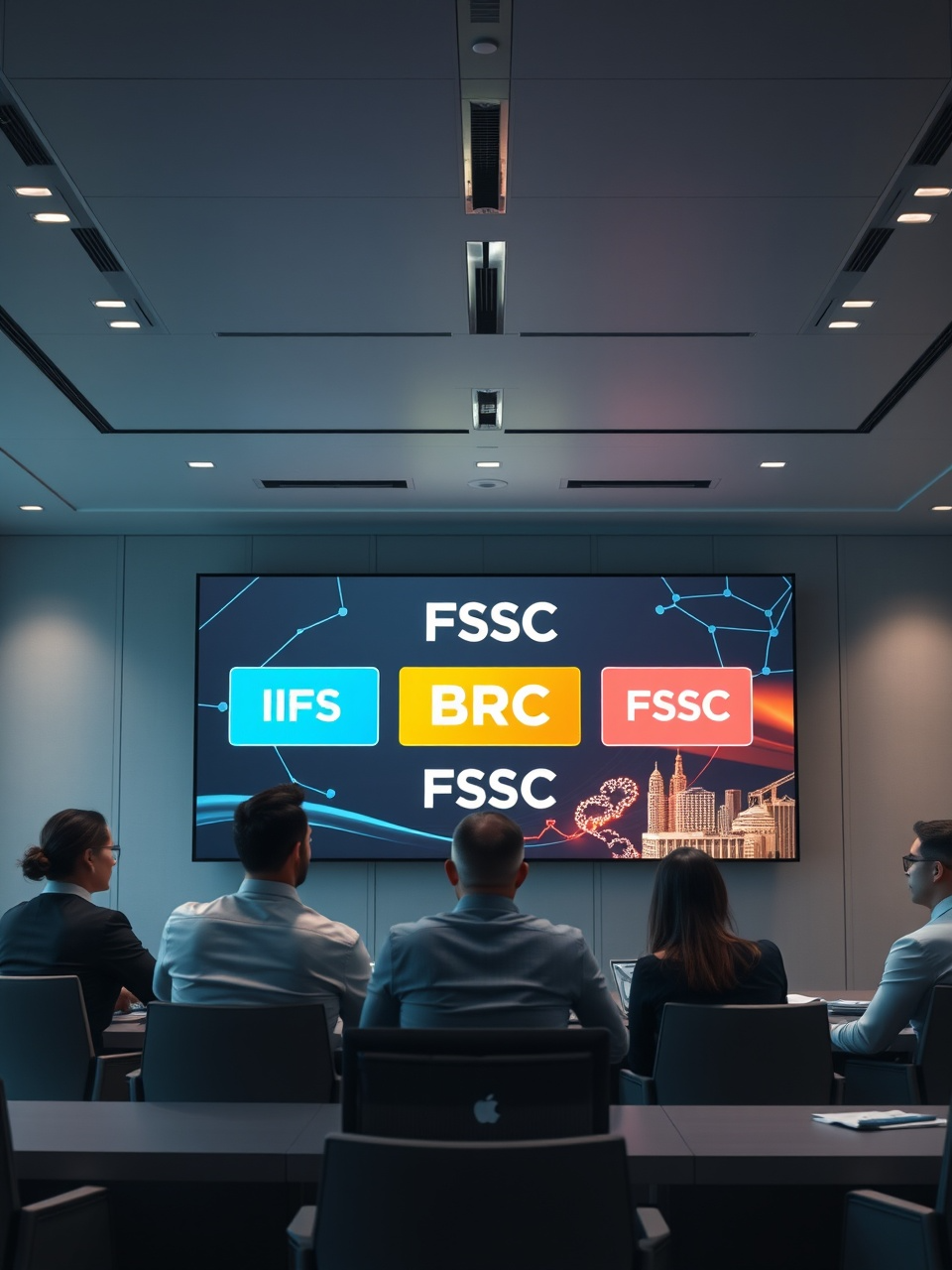 Logos der Lebensmittelstandards IFS, BRC und FSSC