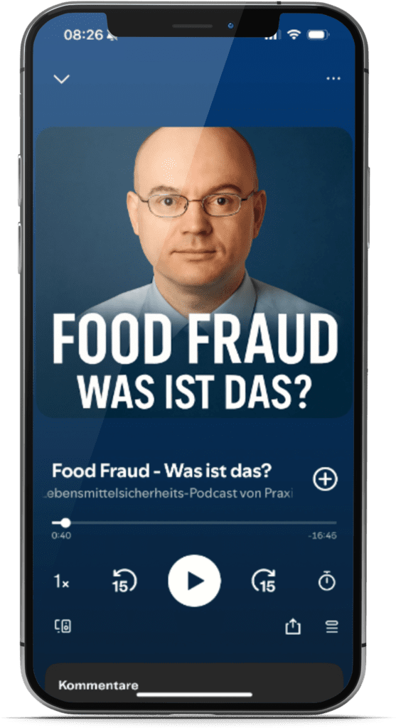 Podcastfolge zu Food Fraud