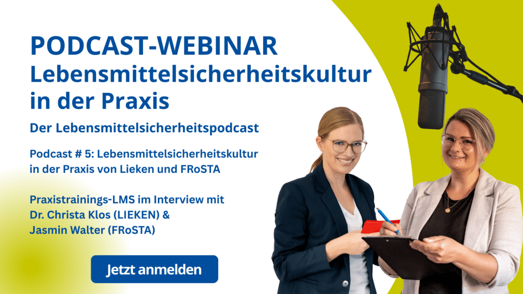 Podcast Webinar 5 Lebensmittelsicherheitskultur