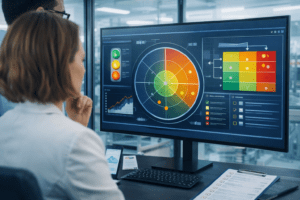 Online-Schulung Risikomanagement mit Dashboard-Analyse im LMS