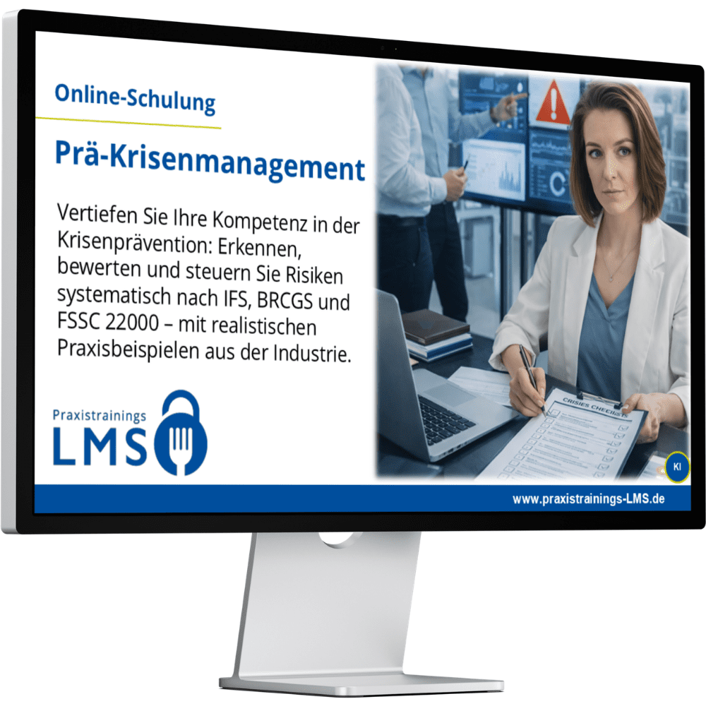 Online-Schulung Krisenmanagement bei Praxistrainings-LMS mit Beispielen aus der Industrie