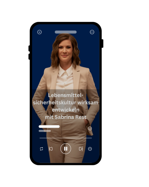 Podcast zur Lebensmittelsicherheitskultur mit Sabrina Rest